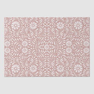 Pink Talavera Tile Spanish Style Fiesta Tissue Paper