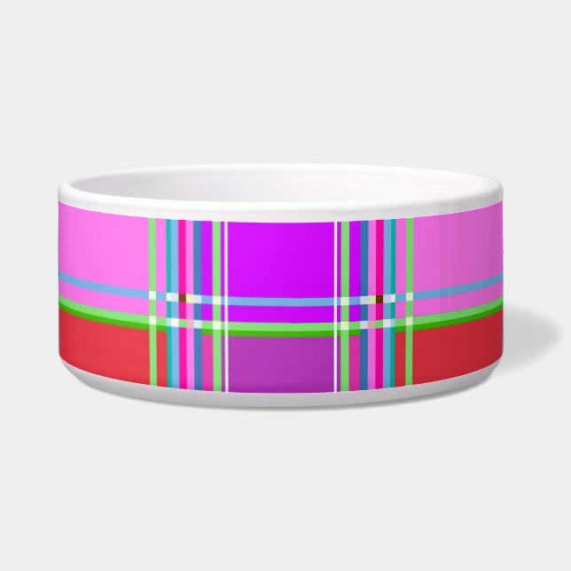 Pink tartan Fabric Pattern Cloth Madras (Front)