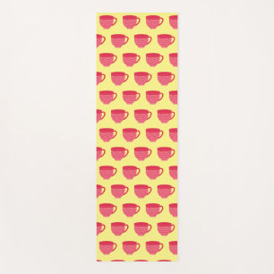 Pink Teacups Yoga Mat