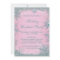 Pink Teal Blue Snowflake Christmas Party