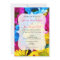 Pink Teal Gerber Daisy Flowers Wedding Invitations
