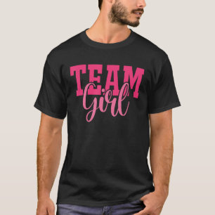 Pink Team Girl Team Boy Gender Reveal Party Matchi T-Shirt