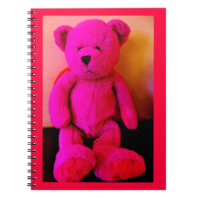 Pink Teddy Bear Notebook (Front)