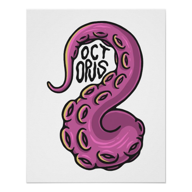 Pink Tentacle Poster (Front)
