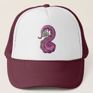 Pink Tentacle Trucker Hat