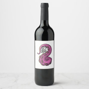 Pink Tentacle Wine Label