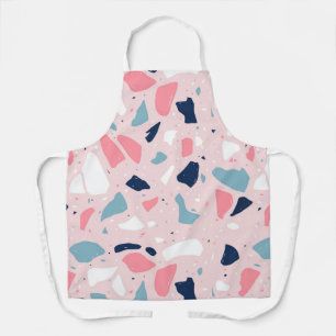 Pink Terrazzo Pattern Apron