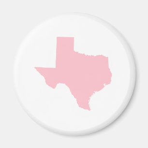 Pink Texas Magnet
