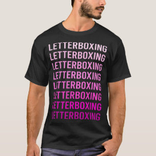 Pink Text Letterboxing T-Shirt