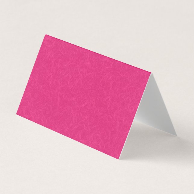 Pink textured surface with subtle swirling pattern business card (Front)