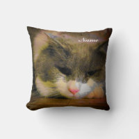 Pink the Cat Sad Face