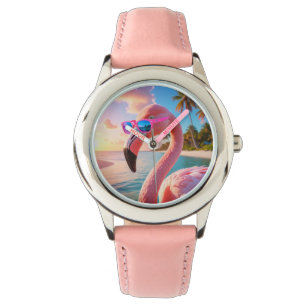 PINK THINKER - Flamingo PINK Watch