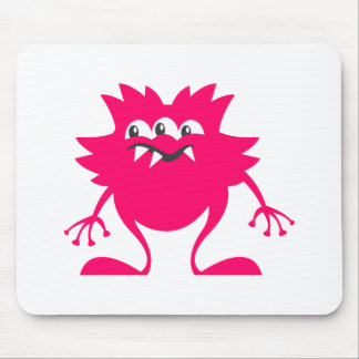 Pink Three-Eye Alien Mouse Pad