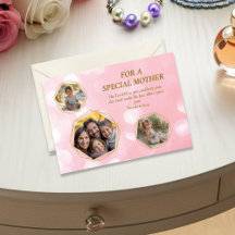 Pink Three Photos Scripture Special Mother’s Day