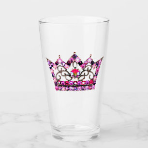 “Pink Tiara” Glass