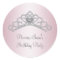 Pink Tiara Pink Princess Stickers