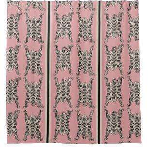 Pink Tibetan Tiger pattern Striped