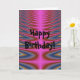 Pink Tie Dye Bonne carte d'anniversaire (Small Plant)
