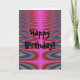 Pink Tie Dye Bonne carte d'anniversaire (Devant)