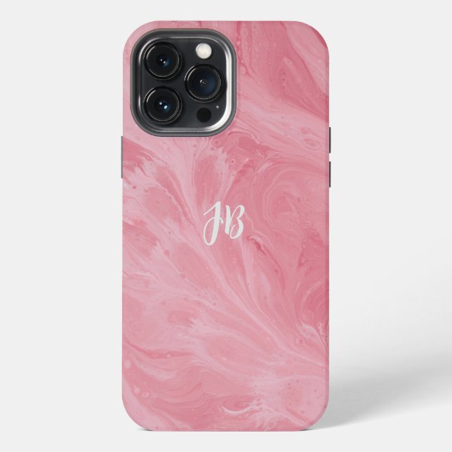 Pink Tiffany Iphone13 Case With,Without Monogram (Back)