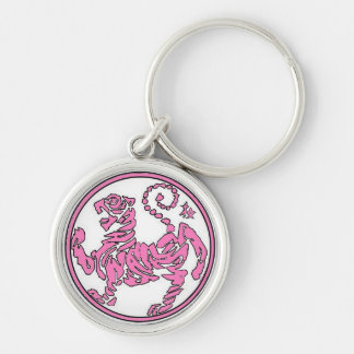 Pink Tiger Keychain