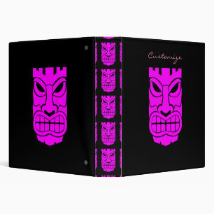 Pink Tiki Sculpture Thunder_Cove Binder