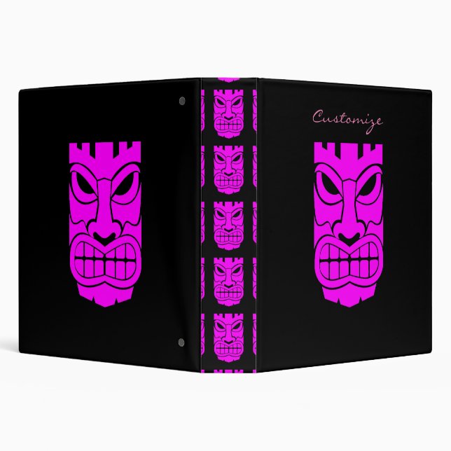 Pink Tiki Sculpture Thunder_Cove Binder (Background)
