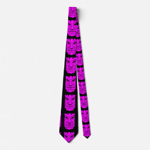 Pink Tiki Sculpture Thunder_Cove Tie