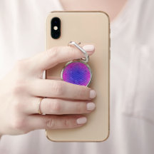 Pink to Blue Holographic Mermaid Scale Hexagons