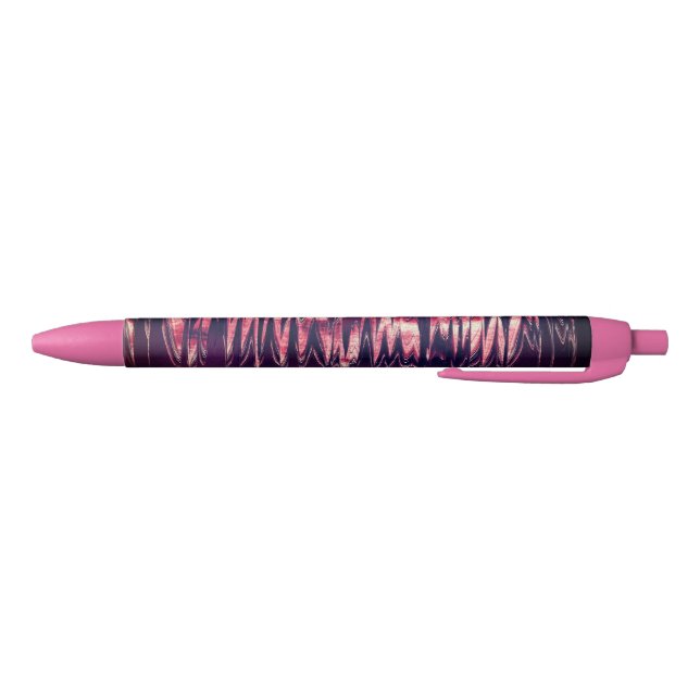 Pink to Dark Black Ink Pen (Bottom)