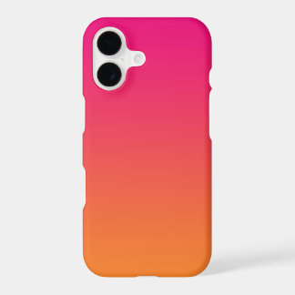 Pink to Orange Gradient Ombre Aesthetic