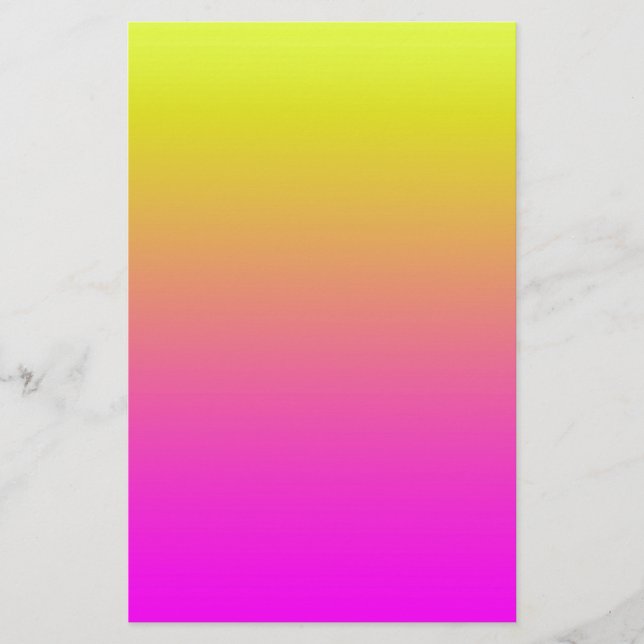 Pink to Yellow Gradient Gradation Sunset Beach Sun (Front)