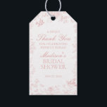 Pink Toile De Jouy Floral Bridal Shower Favours Gift Tags<br><div class="desc">Love is in bloom. This Pink Chinoiserie Party Decor Collection, features delicate toile floral patterns for timeless elegance. Each piece in this collection showcases intricate designs in shades of pink, evoking a sense of sophistication and elegance. ★ Let me help you plan your next party! ★ If you need coordinating...</div>