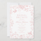 Pink Toile De Jouy French Floral Bridal Brunch