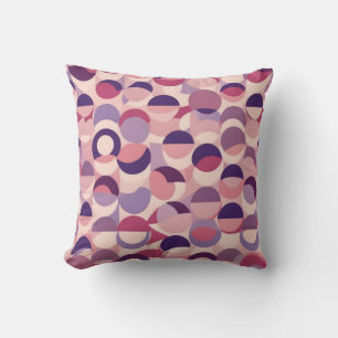 Pink Tone Contemporary Design  Throw Pillow