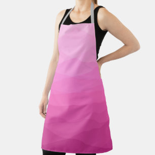 Pink Tones Polygonal Apron