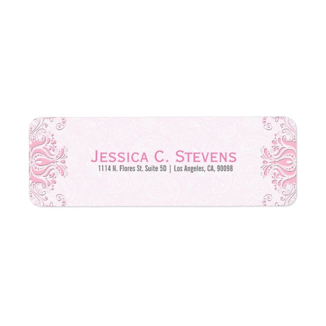 Pink Tones Vintage Floral Lace & Damasks (Front)