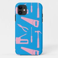 pink tools iphone case cover