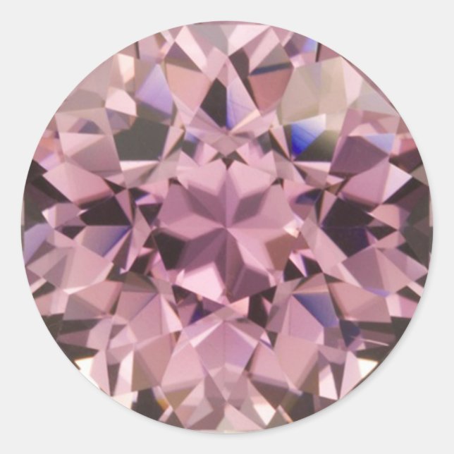 Pink Tourmaline 3 Sticker (Front)