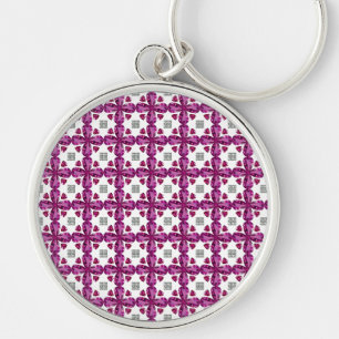 Pink Tourmaline Diamond Art, Pink Keychain