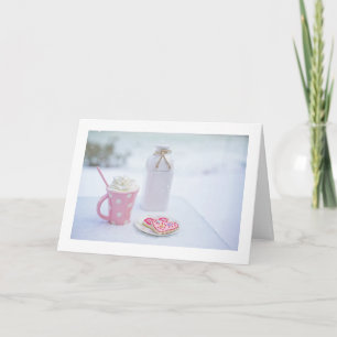 Pink Treats Valentine Holiday Card