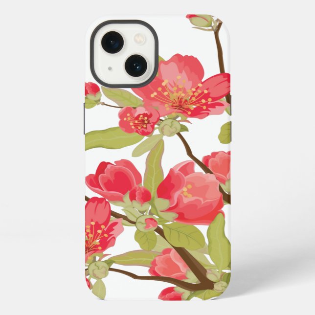 Pink Tree Blossoms iPad Mini Case (Back)