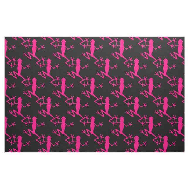 Pink Tree Frog Thunder_Cove Fabric (Fat Quarter)