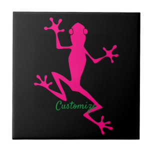 Pink Tree Frog Thunder_Cove Tile