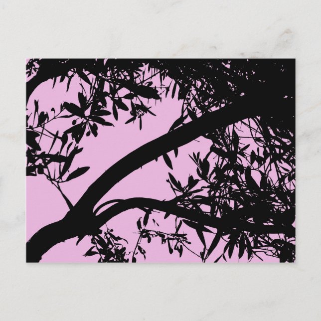 Pink Tree Postcard (Front)