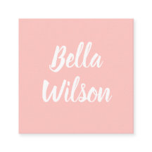 Pink trendy simple modern minimalist pastel
