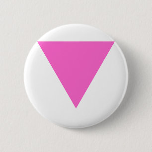 Pink Triangle 2 Inch Round Button