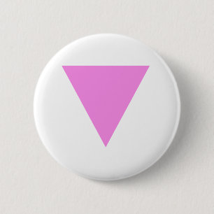 Pink Triangle 2 Inch Round Button