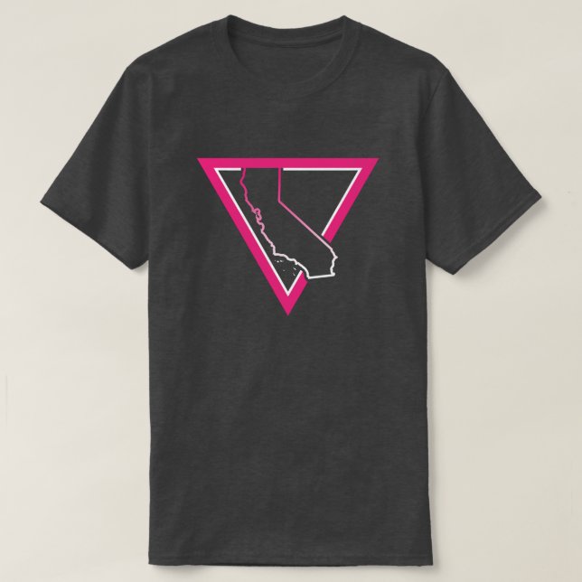 pink triangle california T-Shirt (Design Front)