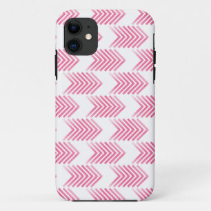 Pink Tribal Arrow Pattern iPhone 11 Case